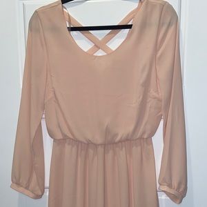Francesca’s Blush Pink Dress